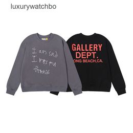 Designer Galleryy t Shirt Deptts Tshirt Mens Fashion Sweaters T-shirts brand English graffiti classic letter cotton men's and women's Terry sweater T566