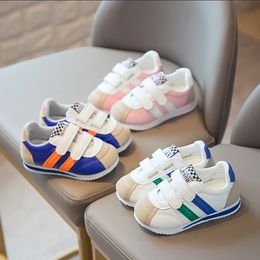 Sneakers Toddler Tennis Shoes Autumn Lightweight Baby Girl Shoes Designer Kids Shoes Soft Bottom Children Sneakers for Boys E08174 230410