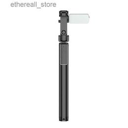 Selfie Monopods Multifunction Integrated Tripod Selfie Stick Bluetooth Phone Self-Timer Lever Holder with Fill Light for Smartphone Q231110