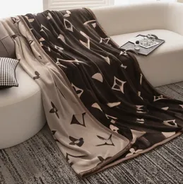 Fashion Blankets Style Office Nap Blanket Leisure Sofa Flange Coral Fleece Printed Blanket Bed Cover Blankets