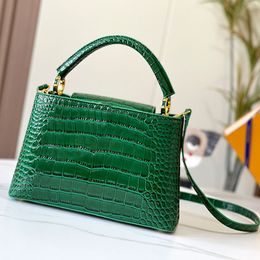 Luis Vuittons Bag Women Viton Large Lvse Tote Lvity Bags Shoulder Flap Capacity Vintage Crocodile Pattern Shopping Handbags Gold Hardware Internal Interval Magnet