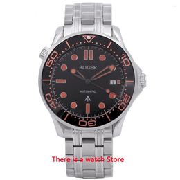 Wristwatches 41mm Miyota Automatic Mechanical Men Watch Sapphire Crystal Luminous Date Function Wristwatch