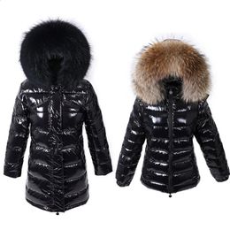 Women's Fur Faux Maomaokong Women Winter Parkas Long Down Jacket Natural Real Raccoon Collar Luxury Ladies Puffer waterproof Coat 231109