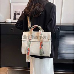 Shoulder Bags Quality Canvas andbags for Women 2023 Latest Trends Designer Crossbody Bags Boston Large Capacity Canvas Totescatlin_fashion_bags