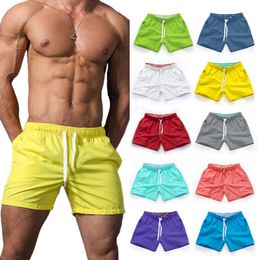 Men's Shorts Casual Shorts Summer Men's Beach Shorts Fitness Training Pants Breathable Pockets Boardshorts Surf Male Clothing 230408