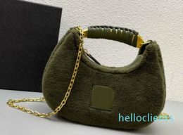 Handbag Fashion Gold Hardware Letter Accessories At The Front Zipper Open Leather Handle High Quality