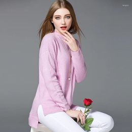 Women's Sweaters Jacquard Flowers Loose Sweater Women Knitted Woman Oversized Long Fashion 2023 Spring Autumn Plus Large Size Slim