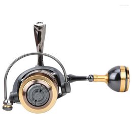 SW2000/3000/4000/5000/6000/7000 Series All Metal Sea Fishing Spinning Reel High Strength Easy Casting Long S Baitcasting Reels