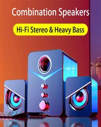 Portable Speakers Home Theatre System Caixa De Som PC Bass Subwoofer Bluetooth Speaker Computer Music Boombox Desktop Laptop Altav8497555