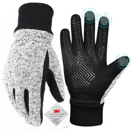 Cycling Gloves Winter 10 3 M Thinsulate Thermal Cold Weather Warm Running Touchscreen Bike for Men Women 231109