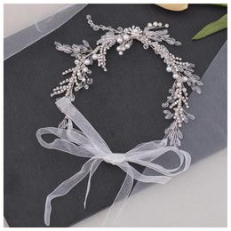 Hair Clips Bridal Rhinestone Headpiece Wedding Headband Headwear Tiaras Princess Hairbands Accessories Jewelry ML