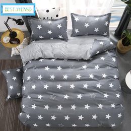 Bedding Sets Galaxy Starry Sky Set BedLinens Luxury Bed Cover Stars Stripes Home Textile Double Comforter Sets-jogo De Cama