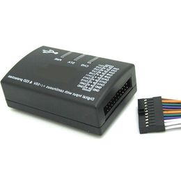 Freeshipping USB Logic16 100MHz 16 Channel Logic Analyzer for ARM FPGA support offical software E4-004 Jbdkk