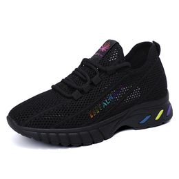 Women Trainers Running Shoes Beige Black Breathable Fashion Mesh Durable Comfortable Walking Lightweight Sport Chaussures 40-44