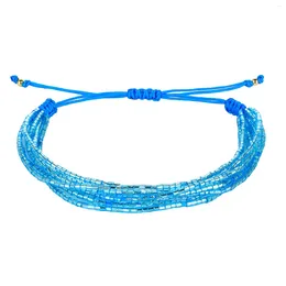 Strand KELITCH Blue Colour Miyuki Multi Beach Bracelets Colourful Mix Gold Beads Handmade For Women