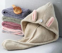 Towel Hair-Drying Cap Women's Super Absorbent Quick-Drying Hair Drying Towels Children's Shampoo Shower 2023 Cute
