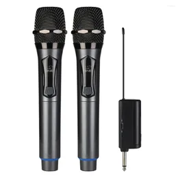 Microphones UHF Wireless Microphone Fixed Frequency Karaoke Handheld Device Without Rechargeable Lithium Battery For Stage Church Parties