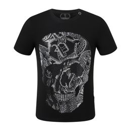 plein t shirt Plein-brand T-shirt plein phillip shirt Skulls Short-sleeved Tees PP Killer Teddy Bear Tops Beach Summer Style Mens Black 7526