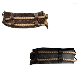 Belts Medieval Keltic Belt Waist Vintage Knight Strap Wide Waspie Men Women Waistband Cosplay Accessories