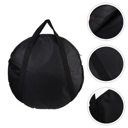 Instrument Bags Cases Water Proof Round Storage Bag Travel Makeup Containers Musical Instrument Cotton Carrying Case Cymbal 231110