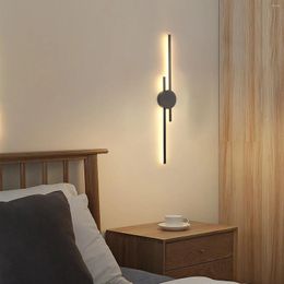 Wall Lamp Modern Linear Tube LED Up Down Background Opposite Simple Light Bedside Foyer Corridor Bedroom Home Decor