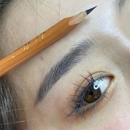 Eyebrow Enhancers 1 Art Show Eyebrow Pencil Shezi Professional Eye Makeup Artist Waterproof Wild Eyebrow Pencil Line Design Root and Branch 231109