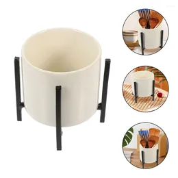 Storage Bottles Utensil Holder Kitchen Accessory Chopstick Dispenser Supplies Ceramic Cutlery Rack Stand