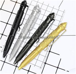 wholesale 100PCS Self-defense Bolt Action Type Tactical Pen Glass Breaker Outdoor Survival EDC Tool