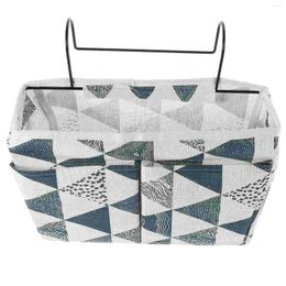 Storage Bags Wall Hanging Bag Basket Pockets Organizer Baskets Small Organizing Bedside