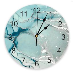 Wall Clocks Marble Texture 3D Clock Modern Design Living Room Decoration Kitchen Art Watch Home Decor