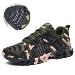 Original shoes Camouflage Fashion Sneakers Women Breathable Casual Shoes Men Army Green Trainers Plus Lover jogging Shoe Size 35-45