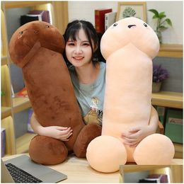 Stuffed & Plush Animals Pray For Long Dingding Plush Toy Throw Pillow Funny Sand Scpture Gift Boyfriend Leg Clam Doll Drop Delivery To Dhowa