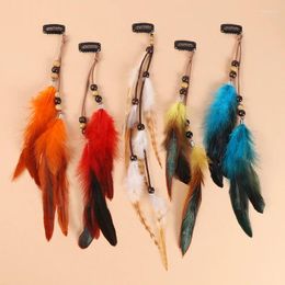 Hair Clips Long Feather Clip Hairpin Women Headband Extension Feathers Products Accessories Jewellery