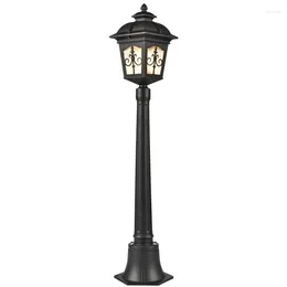 Garden Decorations Water Proof Aluminium Outdoor Lamp Post Lights Lawn