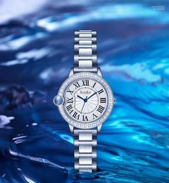 Wristwatches Women Watch Bracelet Watches Set Ladies Band Quartz Wristwatch Female Clock Moun22