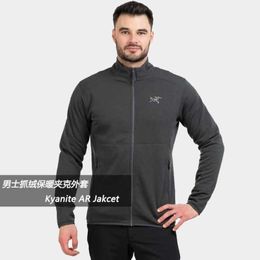 Online Men's Clothing Designer Coats Jacket Arcterys Jacket Brand Fleece Kyanite AR Mens Outdoor Windproof Warm Stand WN-6CUJ