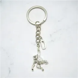 Keychains Monkey Keychain Orangutan Keyring Initial Key Ring Animal