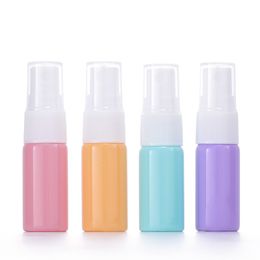 500pcs/lot 10ml Portable Macaron Color Glass Perfume Bottle Atomizer Empty Cosmetic Container Perfume Essential oil Bottles