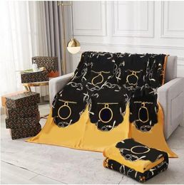 New arrivals Designer blanket Classic Styles Letter throw blanket Soft Scarf Shawl Apply to Home/Office /Outdoor Travel Portable Luxury comforter 150X200CM JF003