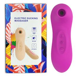 Usb Charging Mini Second Tidal Clitoral Nipple Stimulation and Suction Vibrating Rod Female Masturbator Adult Sex Toy