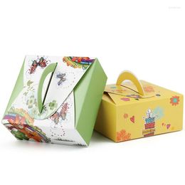 Gift Wrap Ferimo 20pcs Square 14 6.5cm Wedding Party Birthday Favour Candy Chocolate Cake Boxes Packaging Storage Box Wholesale