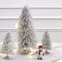 Christmas Decorations Mini encryption Snow Fir Small Christmas Tree Christmas Decorations For Year Xmas Party Home Table Ornaments Gifts 231110