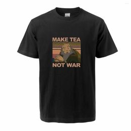 Men's T Shirts Make Not War Print T-Shirt Men Cotton Shirt 2023 Tshirt Casual T-shirts Tops Tees Cool Tee