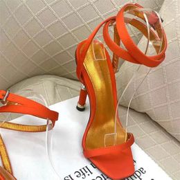 Sandals Women Strappy Designer Sexy Ladies Stiletto Summer Shoes Luxury Female Party Dress High Heels Fashion Open Toe Pumps