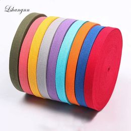 Gift Wrap Lshangnn 2cm 45yards 100 Cotton Belt Herringbone Tape Package Ribbon 26 Colours For Handmade Diy Cloth Accessories 231109