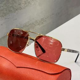 Aviator sunglasses for man polorized sunglasses UV400 Antireflection Discoloration gold Metal frame Polarise Resin Lenses Luxury h255f