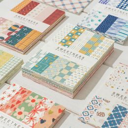 Notepads 50 pieces of fresh design creative material paper for scrapbook magazine decoration DIY supplies 230408