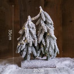Christmas Decorations 2023 Year Pine Tree Decoration Mini Placed In The Desktop Xmas Party Ornaments Navidad