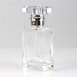 30ml Glass Perfume Bottle Transparent/Black Liquid Spray Bottle Empty Bottle Fine Mist Dispenser Bottle Empty Makeup Tool 2991