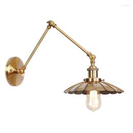 Wall Lamps Industrial Vintage Lamp Bedroom Retro Up Down Swing Arm Sconce Lights Restaurant Coffee Decorative Wandlamp